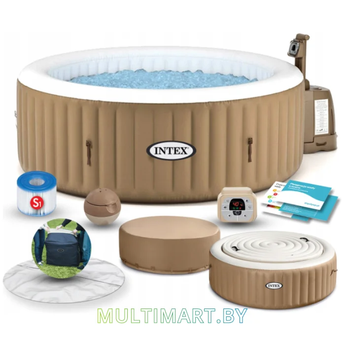 Надувной бассейн Intex Pure Spa Inflatable Hot Tub 28426 (196x71)